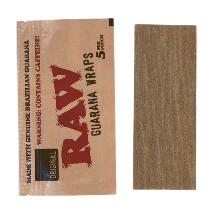 RAW Guarana Wraps - Original (5 wraps por sobre) - Zativa Smoke Store