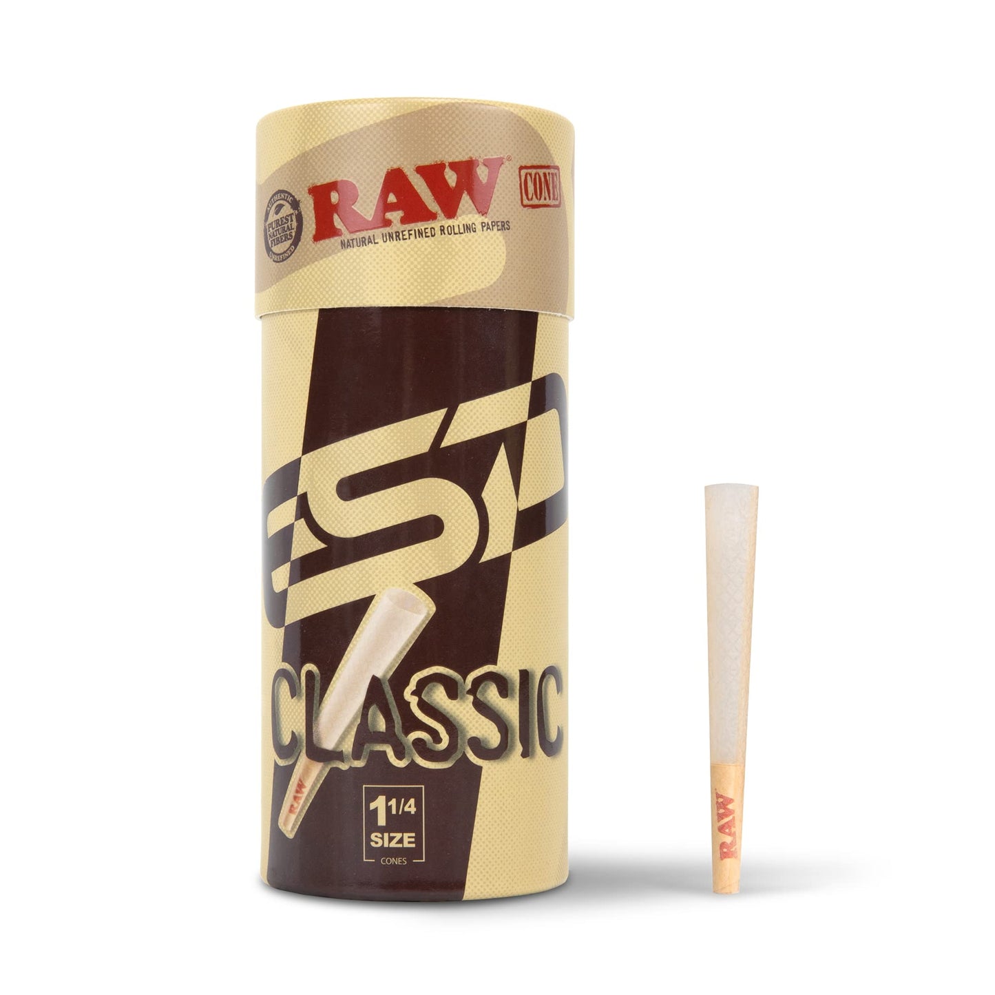 Raw - 50 conos 1 1/4 - Zativa Smoke Store