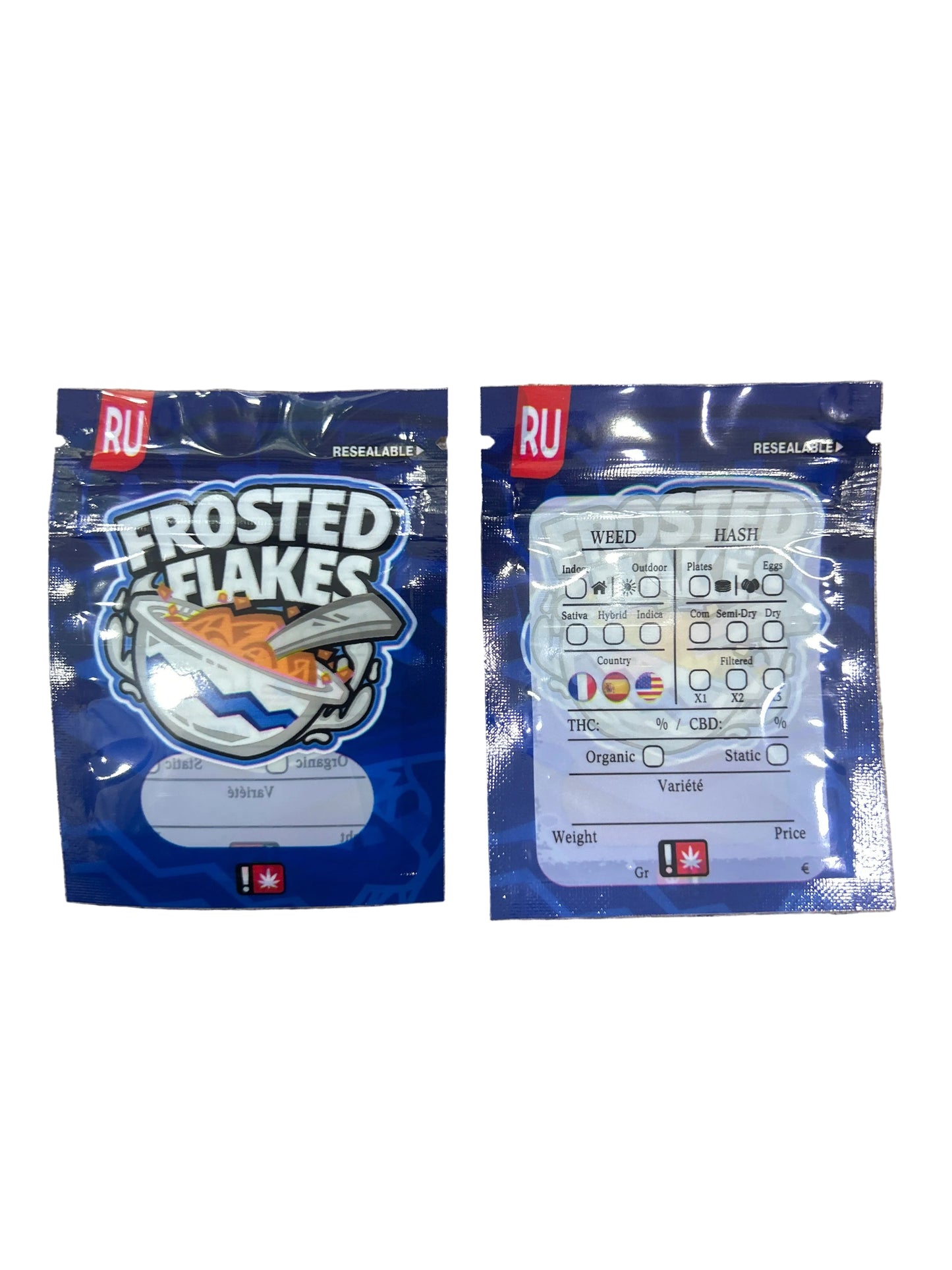 ZIPLOC - 1G Frosted Flakes (100 Unds) - Zativa Smoke Store