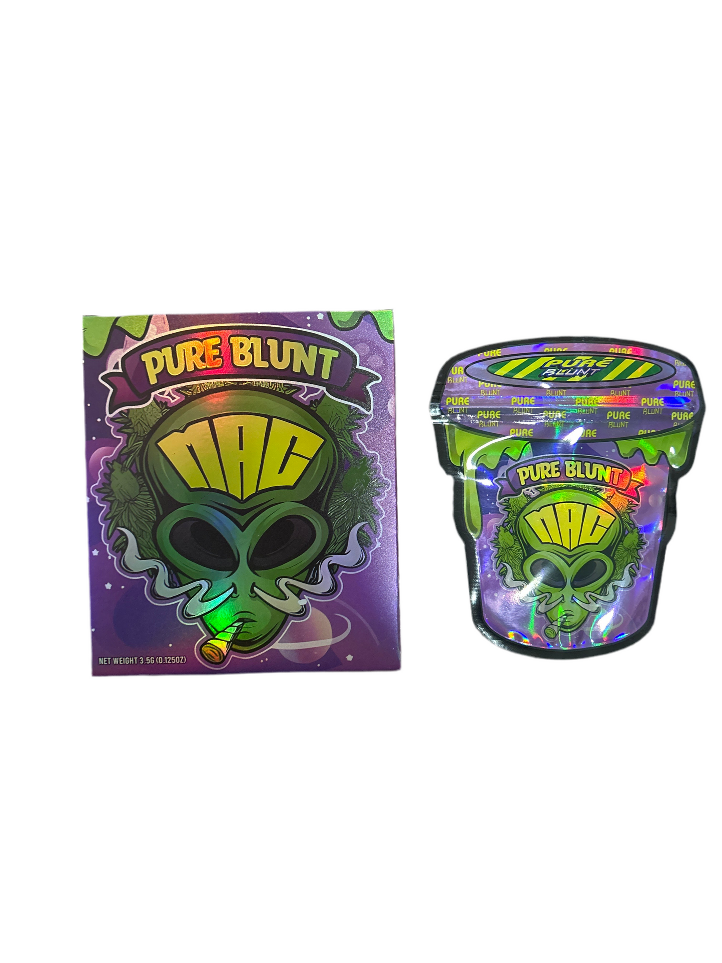 Ziploc 3.5g + Caja (10 Unids) Pure Blunt Mag - Zativa Smoke Store