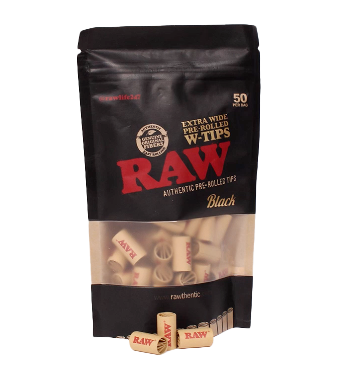 Raw - Filtros Pre Rolled W-Tips (50 unidades)