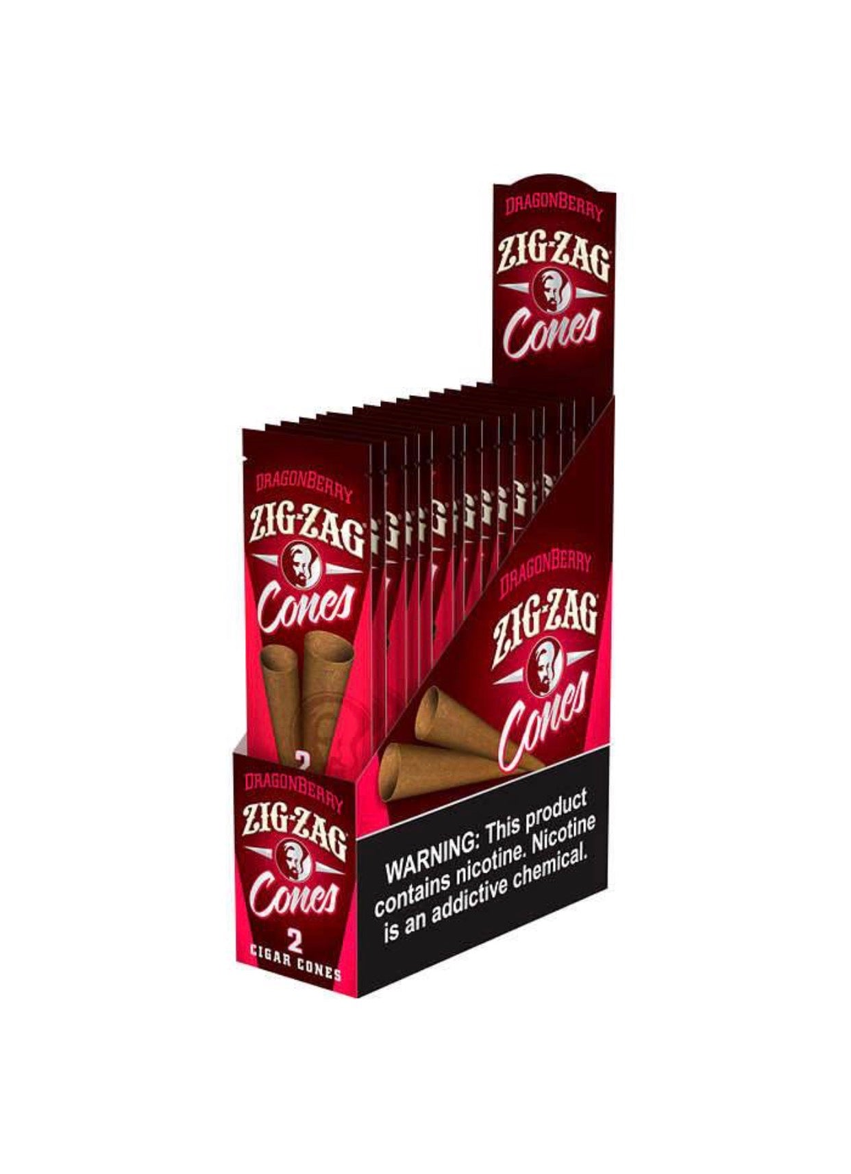 Zig - Zag Cones Dragon Berry - Zativa Smoke Store