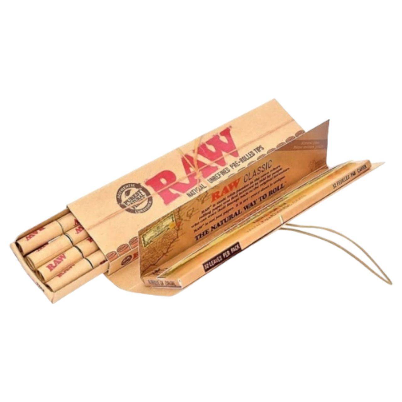 RAW - Rolling Paper King Size + Tips Pre Rolled.