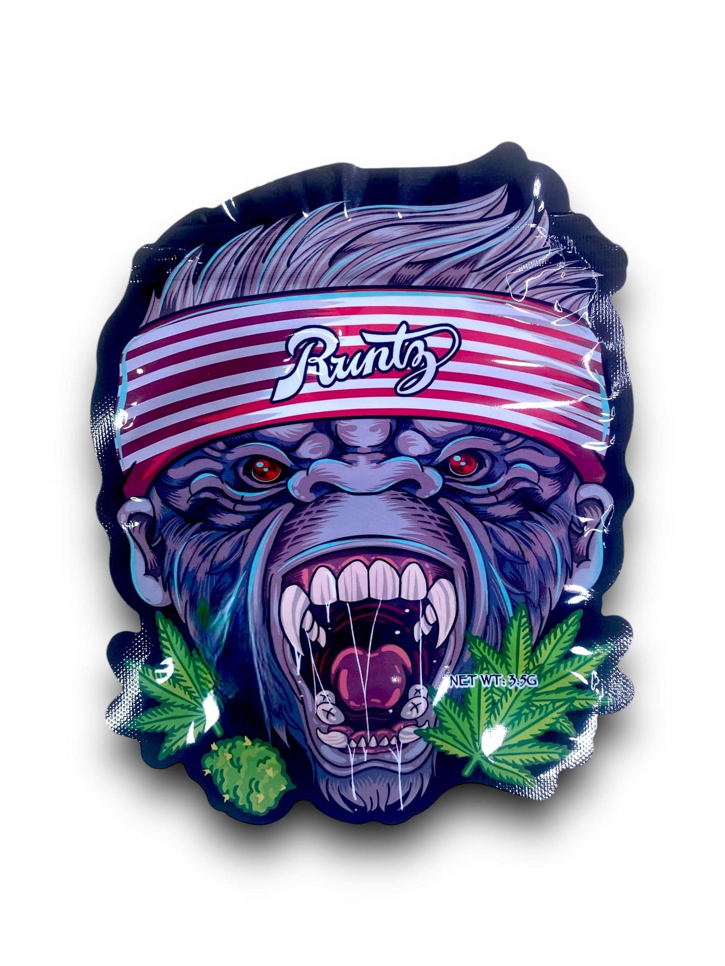 ZIPLOC - 3D Monkey (50 Unds). - Zativa Smoke Store