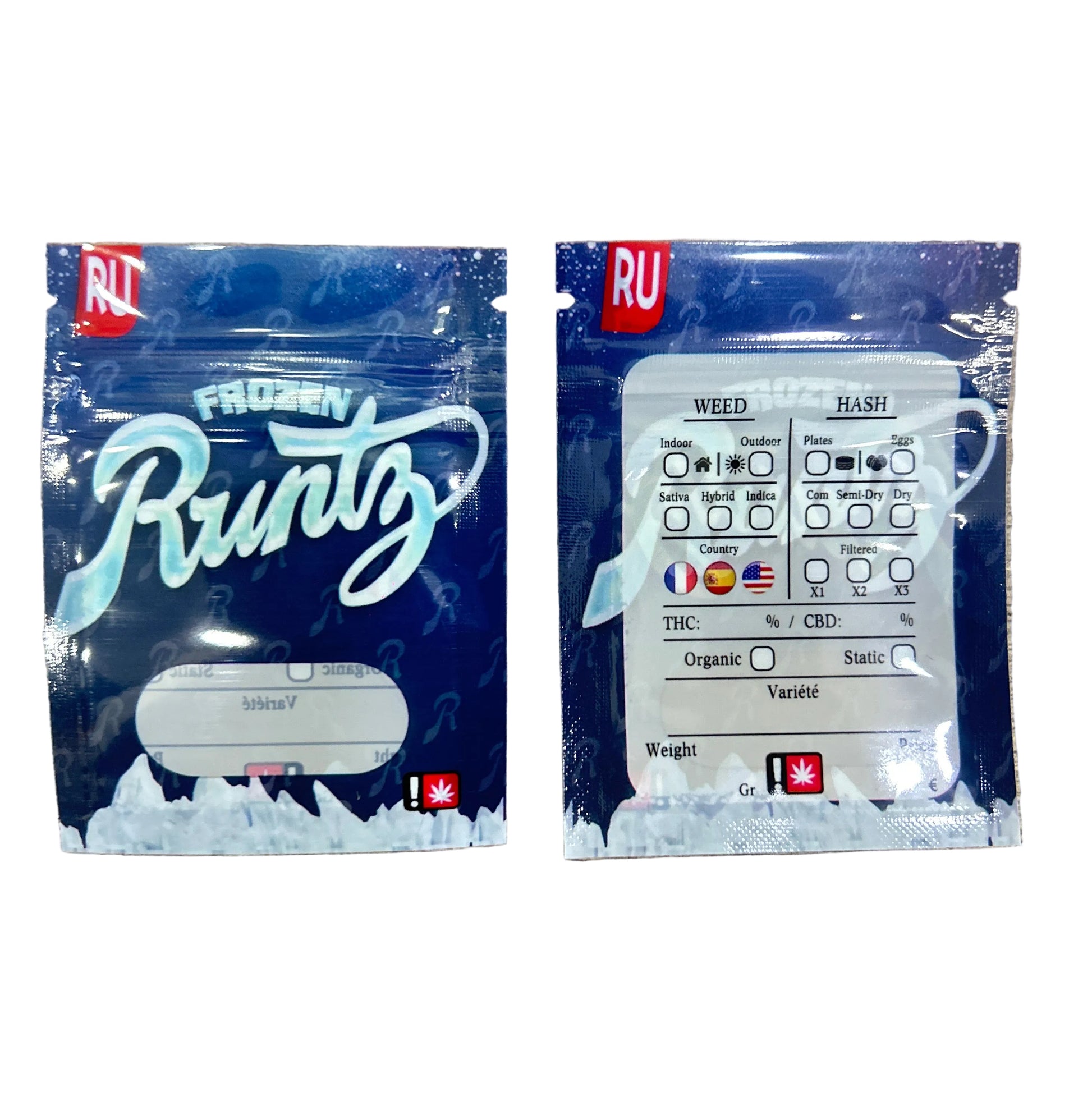 ZIPLOC - 1G Frozen Runtz (100 Unds) - Zativa Smoke Store