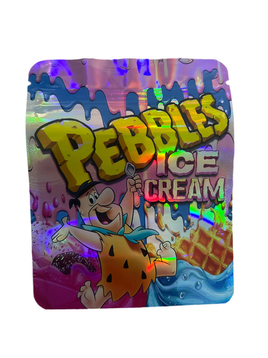 ZIPLOC 3.5G -Pebbles Ice Cream (50 Unds). - Zativa Smoke Store