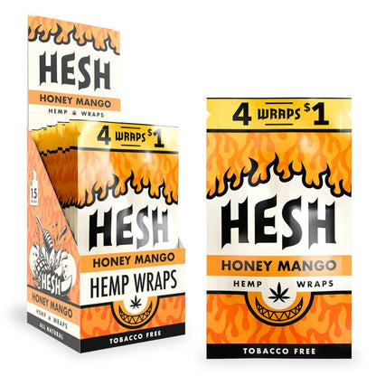 HESH Hemp Wraps – Honey Mango
(4 Hemp Wraps) - Zativa Smoke Store