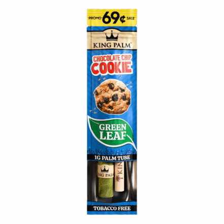 King Palm – Chocolate Chip Cookie (1G Palm Tube) - Zativa Smoke Store