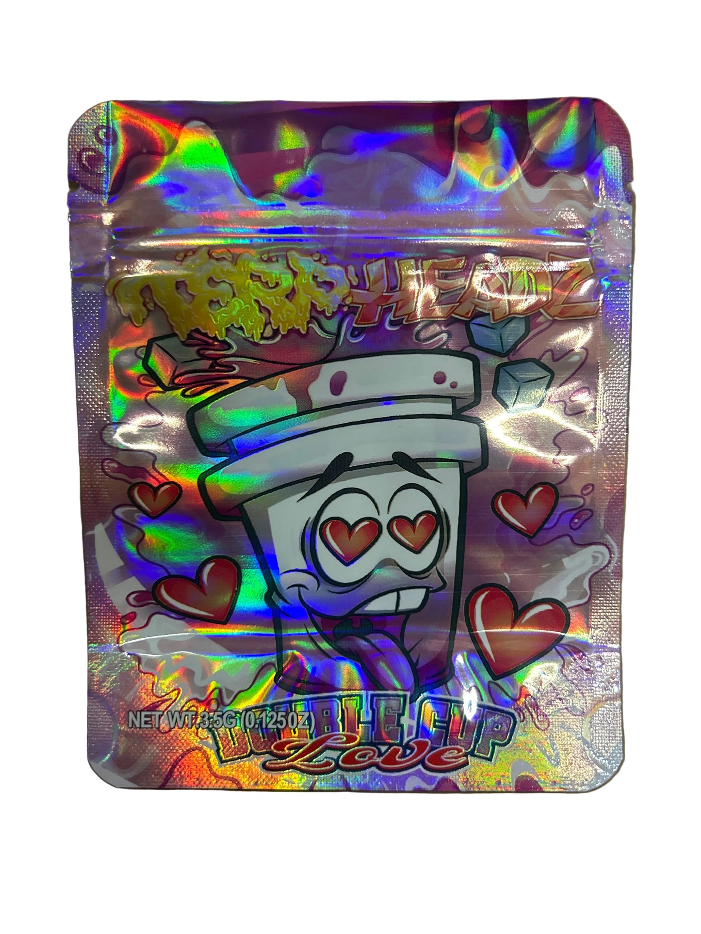 ZIPLOC 3.5G - Terp Headz Double Cup Love (50 Unds). - Zativa Smoke Store