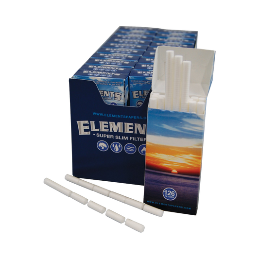 Elements – Super Slim Filters (126 unidades) - Zativa Smoke Store
