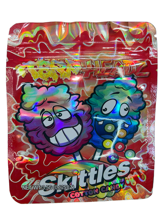 ZIPLOC 3.5G - Terp Headz Skittles (50 Unds).