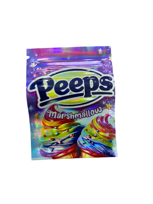 ZIPLOC - 1G Peeps Marshmallow (100 Unds).