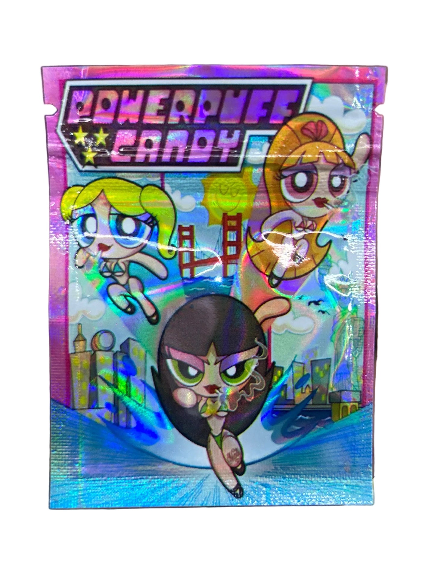 ZIPLOC - 1g Power Puff Candy (100 Unds). - Zativa Smoke Store
