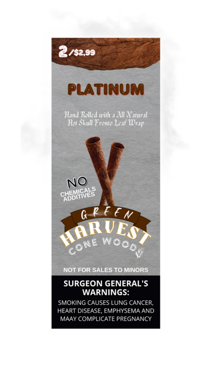 Green Harvest Cone Woods – Platinum - Zativa Smoke Store
