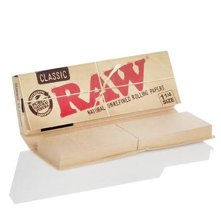 Raw - Rolling Paper 1 1/4 + Tips - Zativa Smoke Store