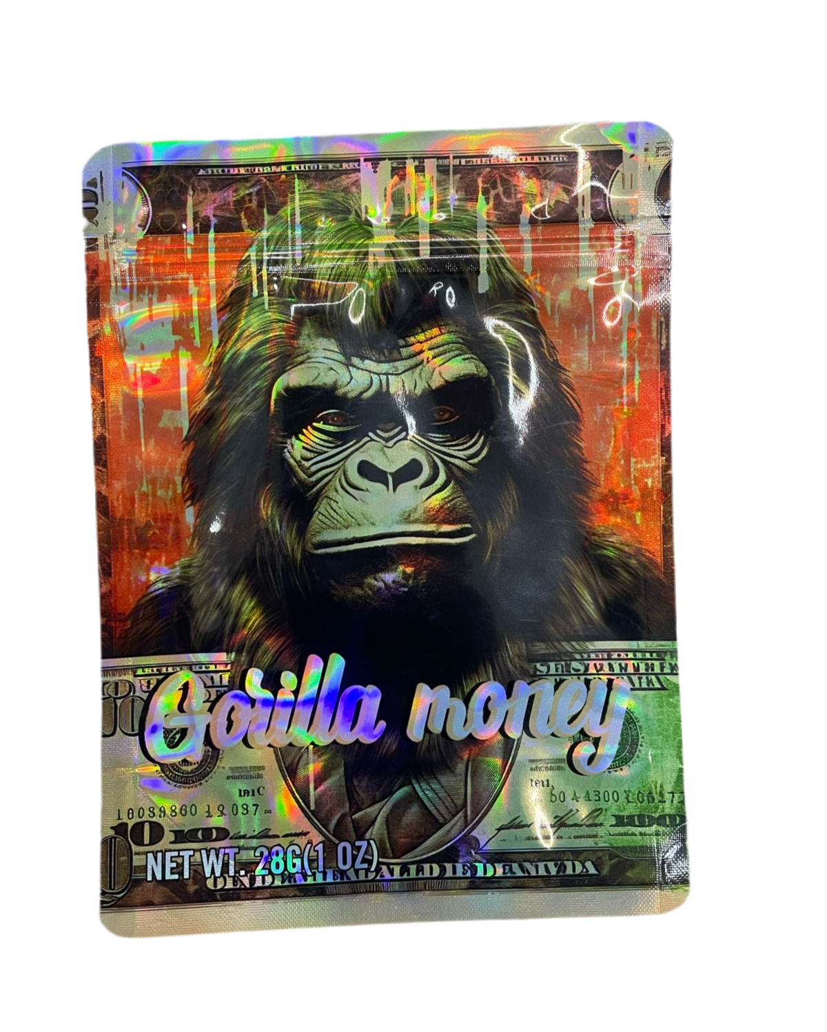 ZIPLOC 28G - Gorilla Money (20 Ud) - Zativa Smoke Store