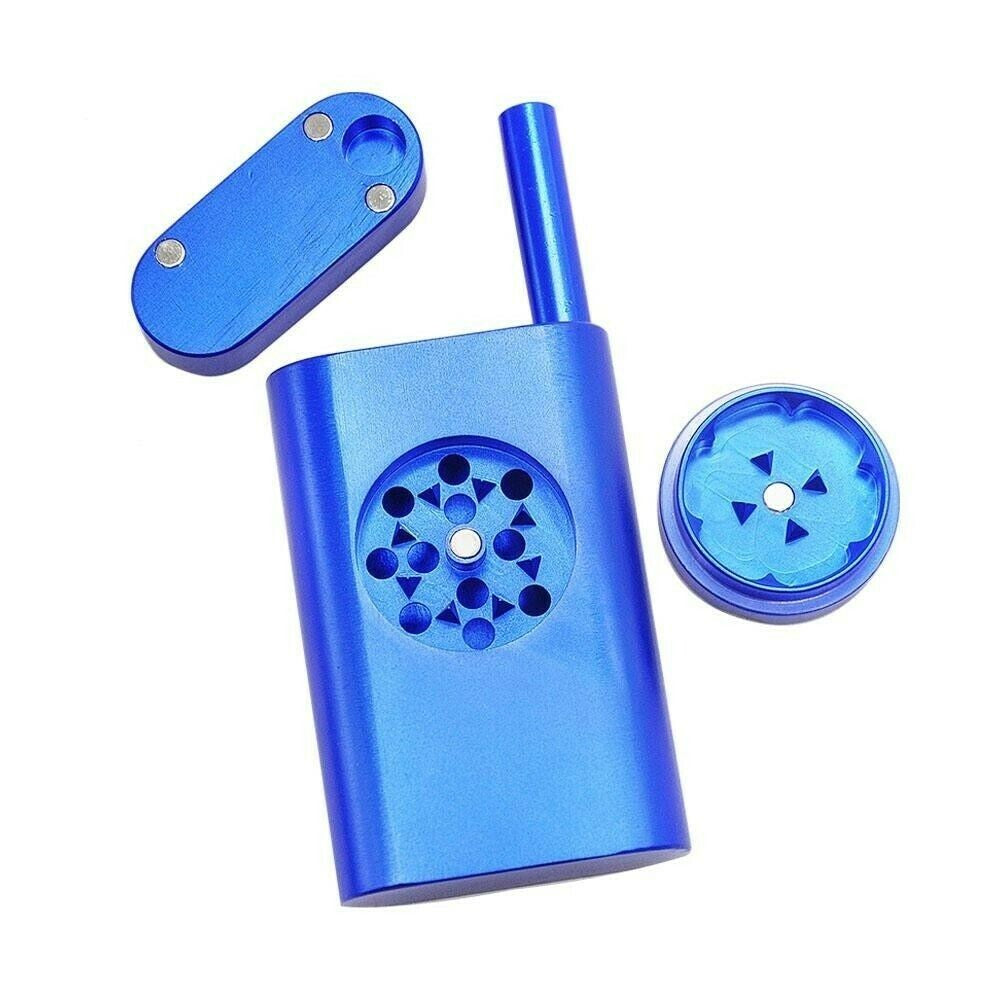 Pipa Metálica Compacta con Grinder - Zativa Smoke Store