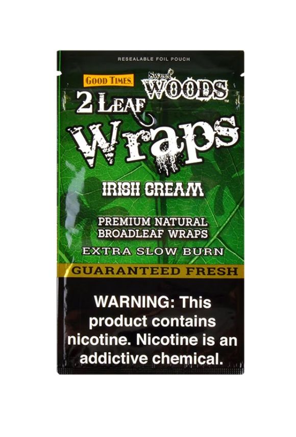 WOODS – Good Times Leaf Wraps - Irish Cream - Zativa Smoke Store