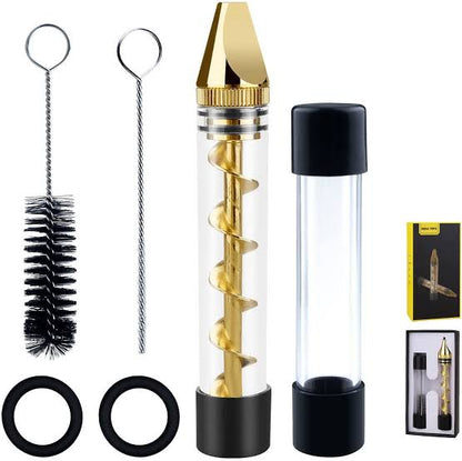Pipa de Cristal Tipo Tubo - Zativa Smoke Store