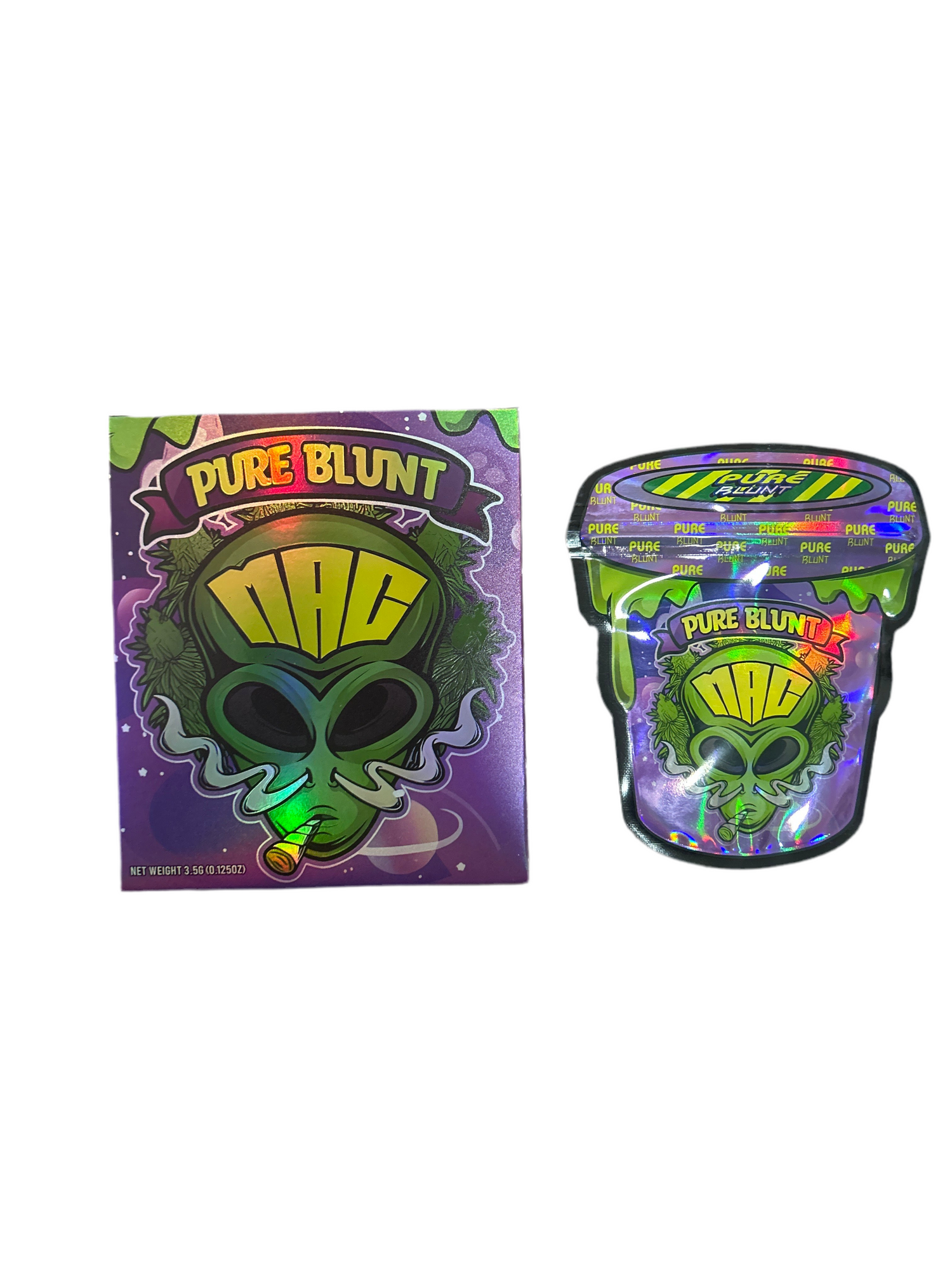 Ziploc 3.5g + Caja (10 Unids) Pure Blunt Mag - Zativa Smoke Store