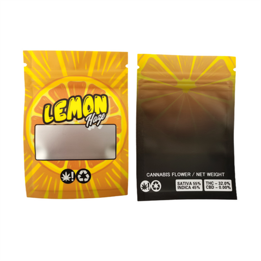 ZIPLOC - 1g Lemon Haze (100 Unds). - Zativa Smoke Store