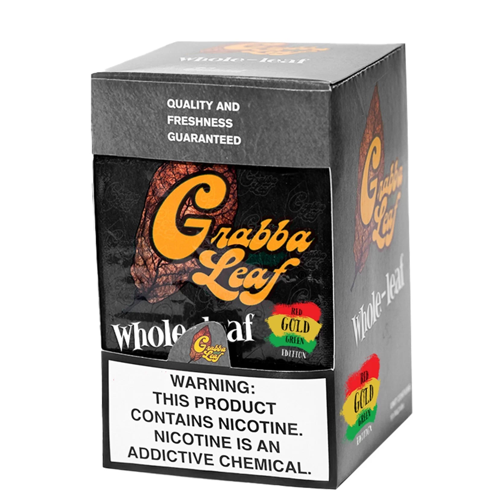Grabba leaf - Whole Leaf Red Gold Green Edition - Zativa Smoke Store