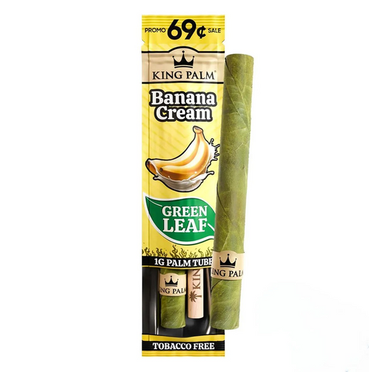 King Palm – Banana Cream (1G Palm Tube) - Zativa Smoke Store