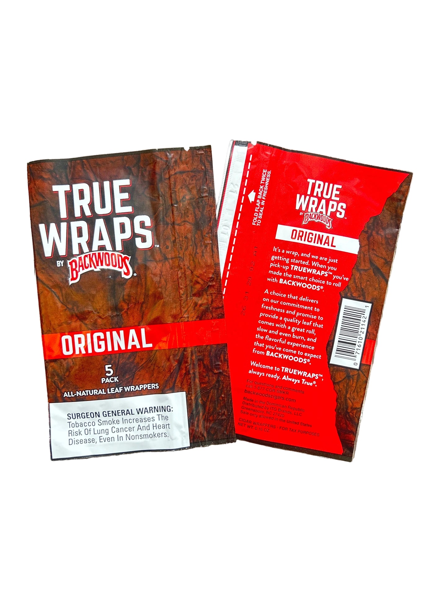 True Wraps by Backwoods - Original - Zativa Smoke Store