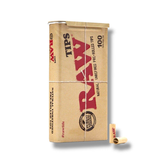Raw - Filtros Pre Rolled (100 Und) - Zativa Smoke Store