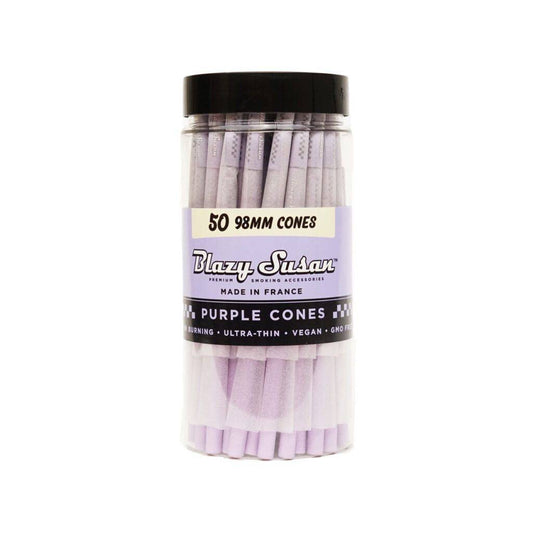 BLAZY SUSAN - 50 Conos Purpura 98mm. - Zativa Smoke Store