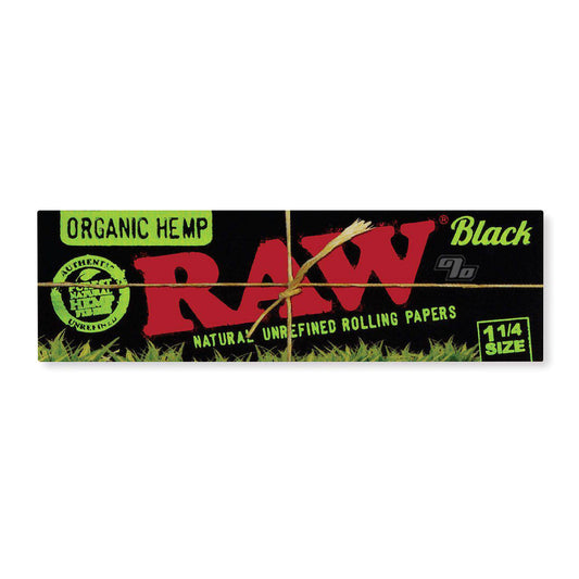 RAW - Black Organic Hemp 1 1/4.