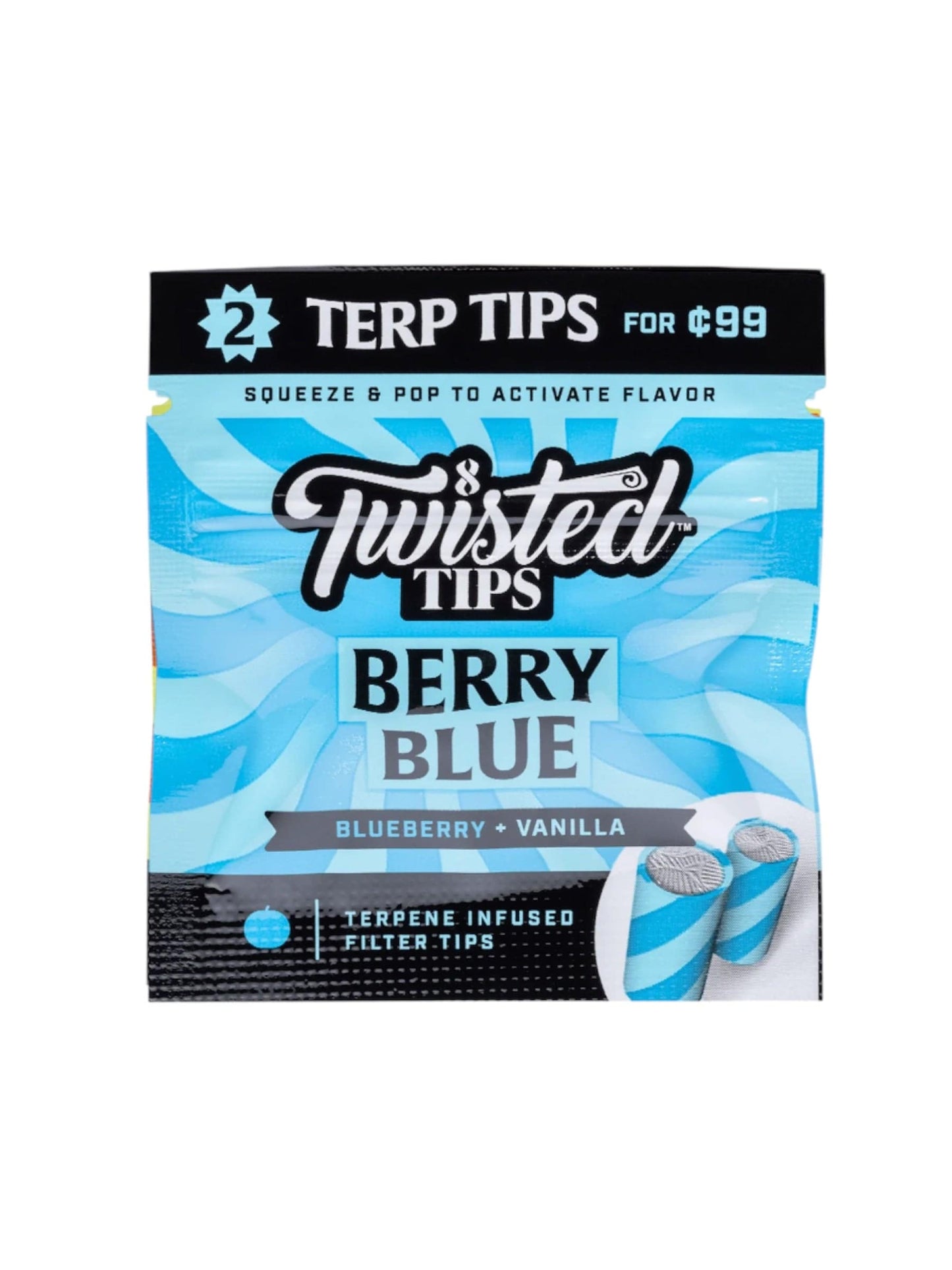 TWISTED - Berry Blue (Filtros). - Zativa Smoke Store