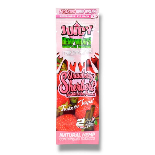 Juicy Jay Hemp Wraps - Strawberry Sherbert